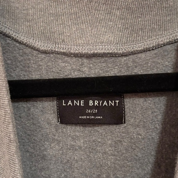 Lane Bryant Gray Open-Front Sweater - Picture 3 of 5